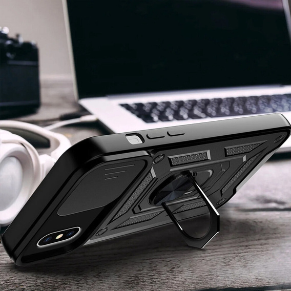 Чохол NOX Camera Slide iPhone XR, CamShield Slide, чорний