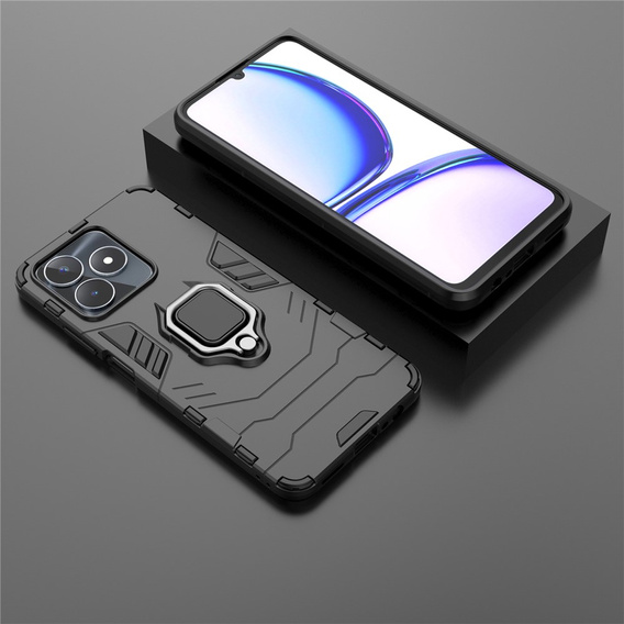 Чoхол до Realme C51, Kickstand Ring, чорний