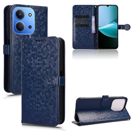 Флип-кейс для Xiaomi Redmi 15C 4G/LTE, Wallet Rhombus, синий