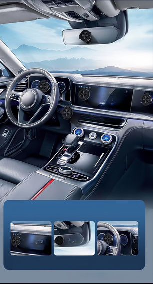 Tech-Protect Автомобільний тримач для салону та лобового скла з індуктивною зарядкою для Magsafe, MM15W-V4, чорний