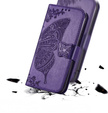 Чохол-книжка для Motorola Edge 60 / 60 Fusion, Butterfly, фіолетовий