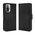 Футляр з клапаном для Xiaomi Redmi Note 10 Pro, Card Slot, чорний