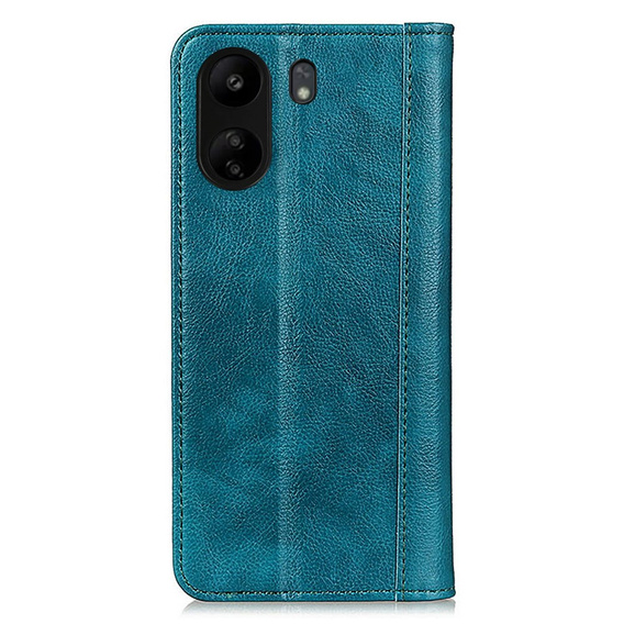 Чoхол до Xiaomi Redmi 13C / Poco C65, Wallet Litchi Leather, зелений