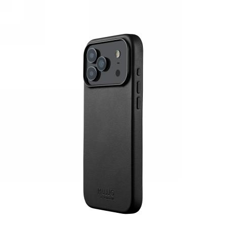 чехол Mujjo Кожаный до iPhone 14 Pro, MagSafe, Black