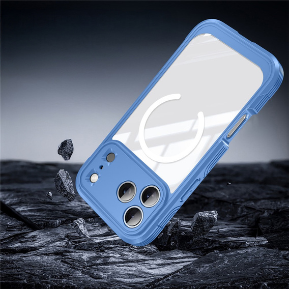 Противоударный чехол со стеклом, для MagSafe для iPhone 17 Pro Max