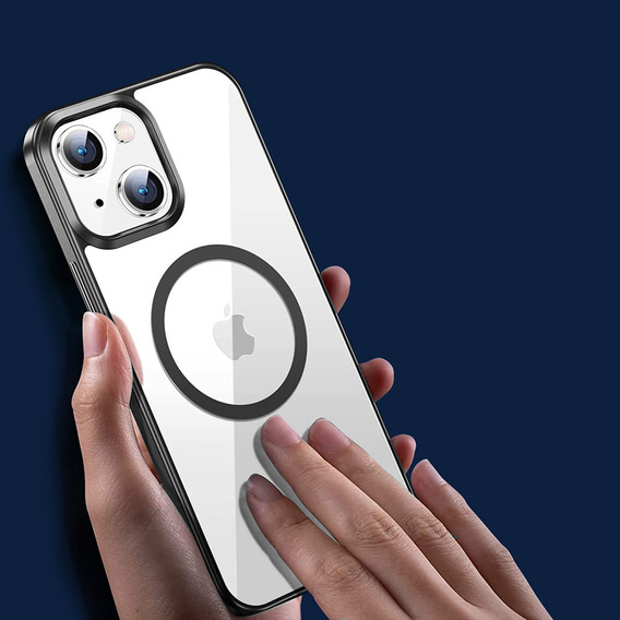 Чехол до iPhone 14, ERBORD Hybrid MagSafe Case, чёрный