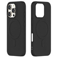 ERBORD Чехол Silicone Mag Cover для iPhone 15 Pro Max, чёрный
