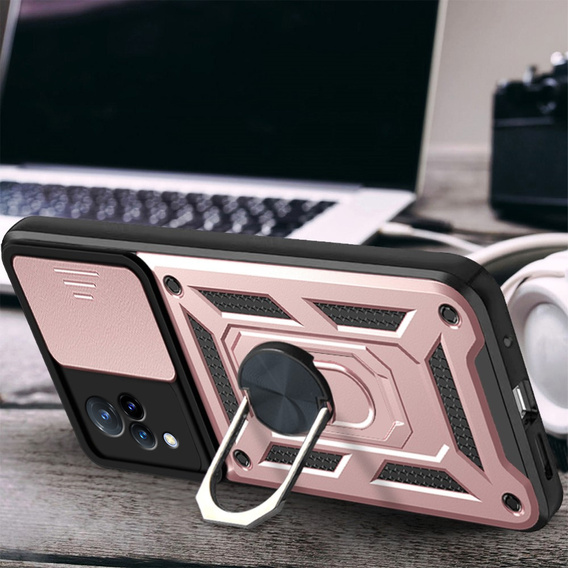 Чохол NOX Camera Slide Vivo V21 5G, CamShield Slide, рожевий rose gold