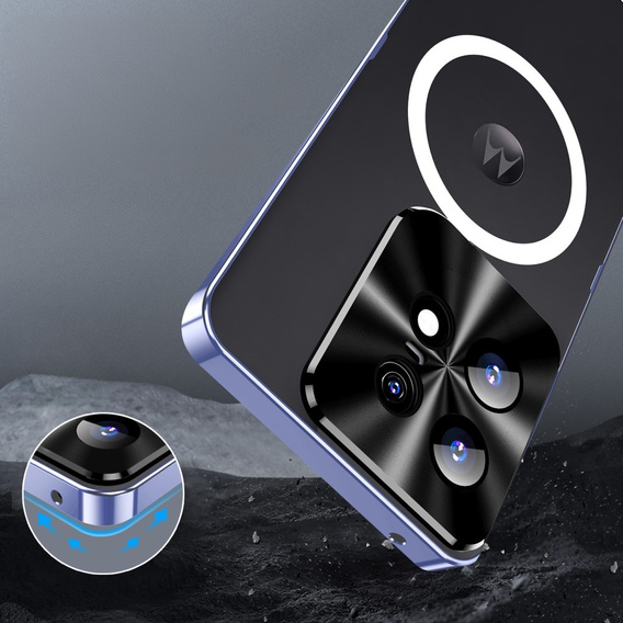 Защитный чехол для камеры Motorola Edge 50 Pro 5G, CamShield MagSafe, фиолетовый