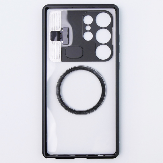 Магнітний чохол для Samsung Galaxy S23 Ultra 5G, Aroma Hybrid, чорний