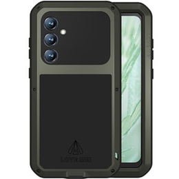 Чехол Love Mei до Samsung Galaxy S23 FE, armored with glass, зелёный