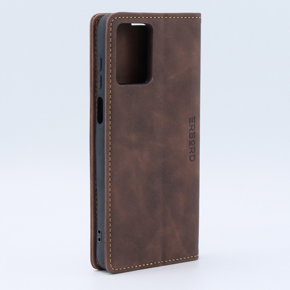 Чехол для Motorola Moto G13/ G23 4G, ERBORD Vintage, бумажник с клапаном, кофе