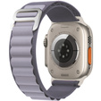 Нейлоновый ремешок для Apple Watch 1/2/3/4/5/6/7/8/SE/ULTRA 42/44/45/49 мм, серый