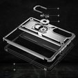 Броньований Чoхол до Samsung Galaxy Z Fold 4 5G, Nox Case Ring, сріблястий