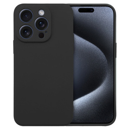 Чoхол до iPhone 15 Pro, Silicone Lite, чорний