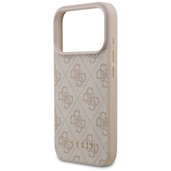 Чохол GUESS 4G Metal Gold Logo для iPhone 17 Pro