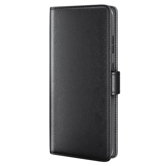 Флип-кейс для Samsung Galaxy A25 5G, Split Leather, чёрный
