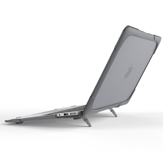 Чехол Kickstand Full Protection для Macbook Air 13 A1369/A1466 - Grey