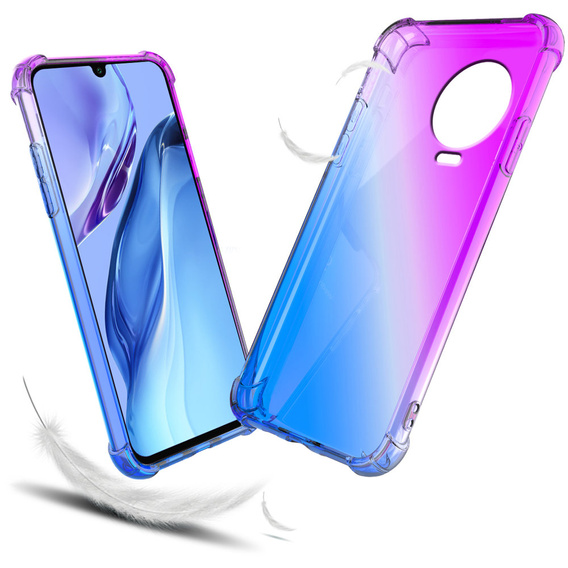 Чехол для Infinix Note 12 2023, Gradient Dropproof, Фиолетовый / синий