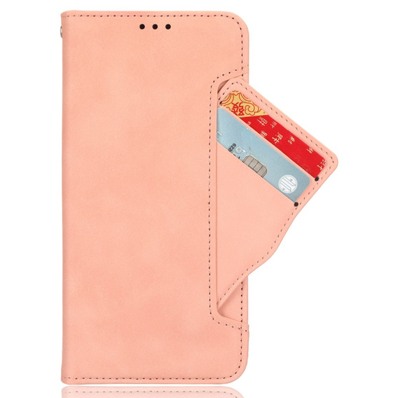 Откидной чехол для Realme C61, Card Slot, розовый