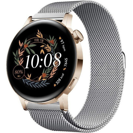Milanese Браслет для годинників 20mm, Silver