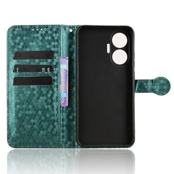 Чехол-флип с ромбом для Xiaomi Poco F7 5G