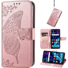 Чохол-книжка для OnePlus Nord 4, Butterfly, рожевий rose gold