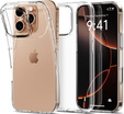Чохол для iPhone 16 Pro Max, ERBORD Slim, прозорий + скло 9H