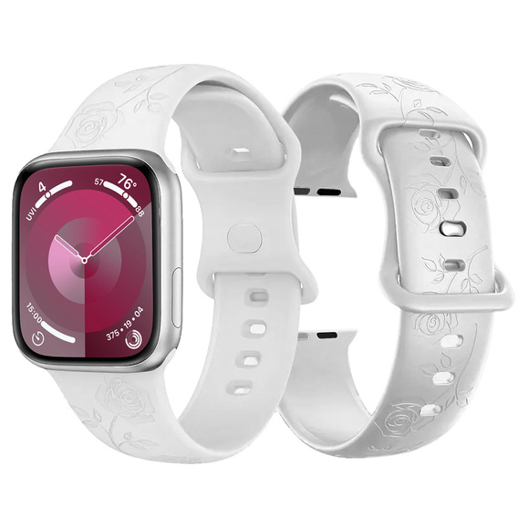 Силіконовий ремінець для Apple Watch 1/2/3/4/5/6/7/8/9/SE 38/40/41/мм