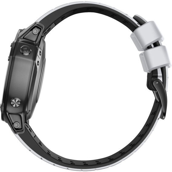 Силіконовий ремінець для Fitbit Inspire 3, Garmin Fenix 22mm, White
