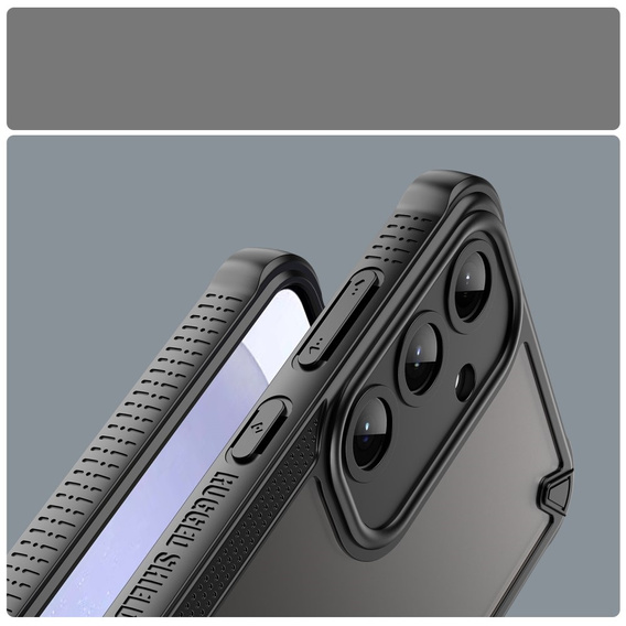 Чoхол до Samsung Galaxy S25+ Plus, Armor Frosted Case, чорний