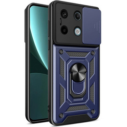 Чехол NOX Camera Slide Xiaomi Redmi Note 13 Pro 5G, CamShield Slide, синий
