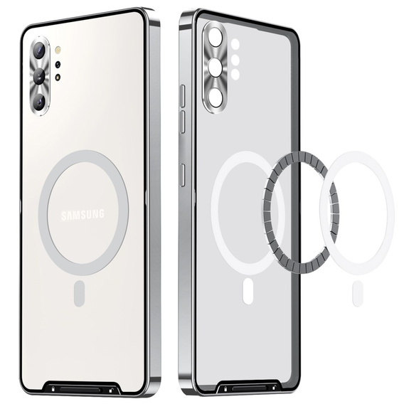 Захисний чохол для камери Samsung Galaxy Note 10+ Plus, CamShield MagSafe, прозорий / сріблястий