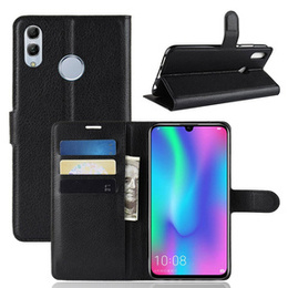 Чохол-книжка для Huawei P Smart 2019, Split Leather Wallet, чорний