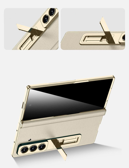 Чехол GKK со стеклом и подставкой для Samsung Galaxy Z Fold7 5G