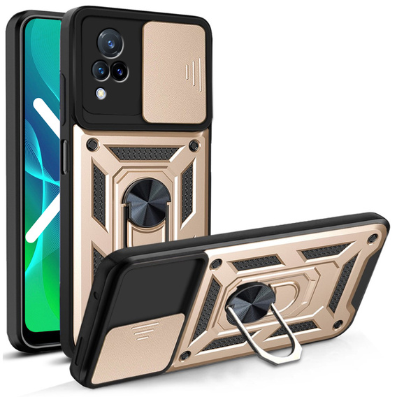 Чохол NOX Camera Slide Vivo V21 5G, CamShield Slide, золото