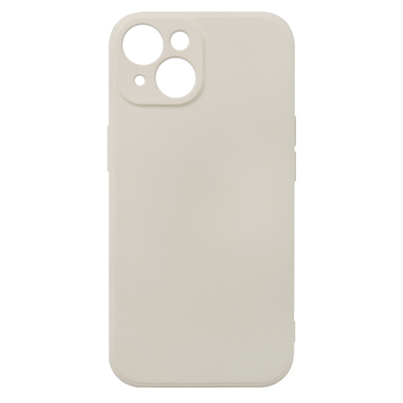 Чехол до iPhone 15 Plus, Silicone Lite, бежевый
