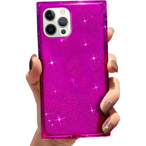 Чехол Square Glitter до iPhone 12 Pro Max, Purple