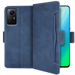Откидной чехол для Xiaomi Redmi Note 12S, Card Slot, синий