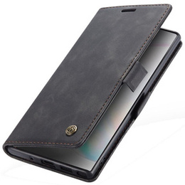 Чехол CASEME для Samsung Galaxy Note 10 Plus/5G, Leather Wallet Case, чёрный