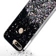 Чехол до Huawei Y7 2018/Enjoy 8, Glittery, чёрный