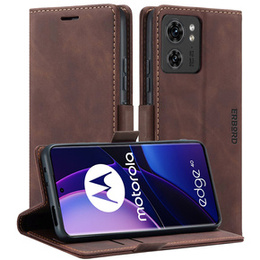 Чохол для Motorola Edge 40, ERBORD Vintage, гаманець з клапаном, кава