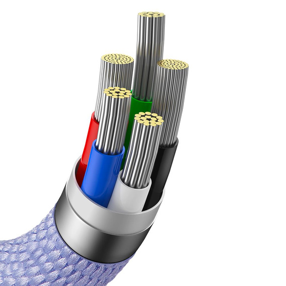 Baseus кабель Crystal Shine USB-C – Lightning 1,2 м 20 Вт для устройств Apple (Lightning)