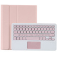 Чехол + клавиатура Lenovo Tab P11 J606F / Tab P11 5G, TouchPad Keyboard, розовый rose gold