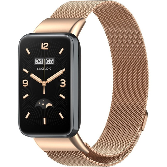 Браслет Milanese Band для Google Xiaomi Mi Band 7 Pro - Rose Gold
