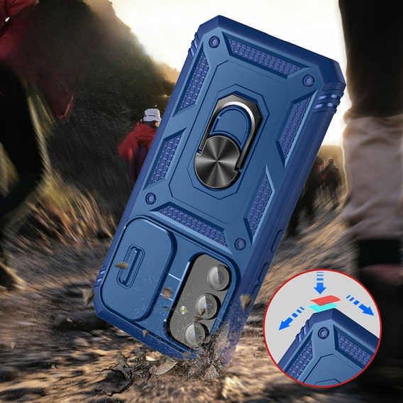 Чехол NOX Camera Slide Samsung Galaxy A54 5G, CamShield Slide, синий