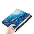 Чехол до Samsung Galaxy Tab S9, Smartcase Hybrid Pen Slot, sea wave