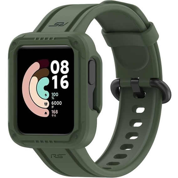 Силиконовый ремешок RS Strap до Xiaomi Redmi Watch 2 Lite, Blackish Green