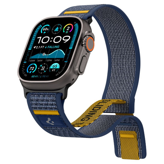 Чoхол ремінець SPIGEN до Apple Watch 4/5/6/7/SE 44/45mm, Rugged Armor Pro, Black