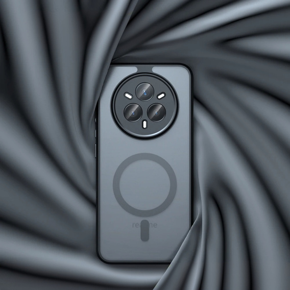 Чохол для Realme 14 Pro+ 5G, для MagSafe, ERBORD Matt Case, чорний